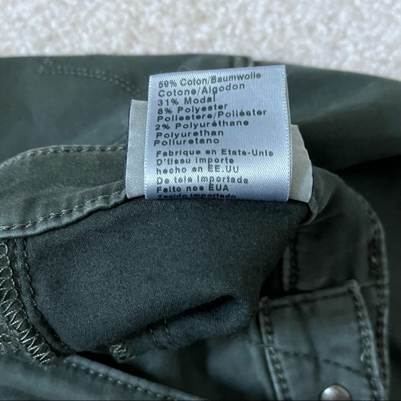 AG Adriano Goldschmied Skinny Legging Womens 25R Green Modal Blend Soft - Picture 8 of 11